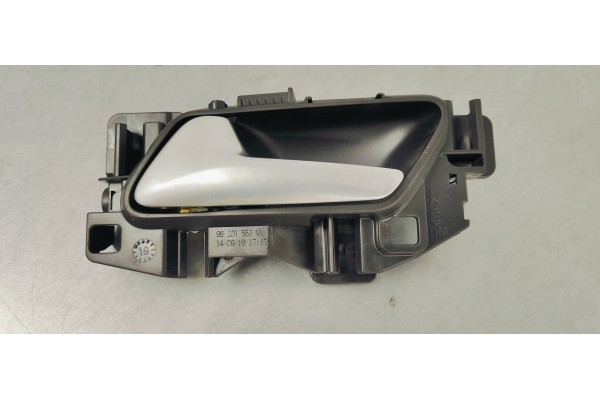 Recambio de maneta interior delantera izquierda para peugeot 3008 1.5hdi 130 fap referencia OEM IAM 98201553VV  