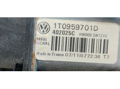 Recambio de elevalunas delantero izquierdo para skoda octavia combi (1z5) 2.0 tdi 140 referencia OEM IAM 1T0959701D  