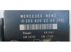 Recambio de modulo electronico para mercedes-benz clase c (w203) familiar 2.2 cdi referencia OEM IAM 2038202285  