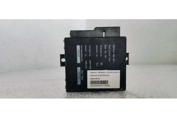 Recambio de modulo electronico para renault megane ii coupe/cabrio luxe dynamique referencia OEM IAM 8200149739  