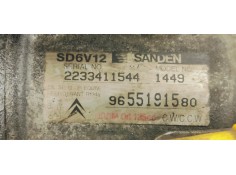 Recambio de compresor aire acondicionado para peugeot 206 berlina look referencia OEM IAM 9655191580  