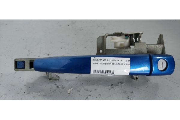 Recambio de maneta exterior delantera izquierda para peugeot 407 premium referencia OEM IAM   