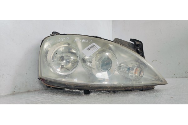 Recambio de faro derecho para opel corsa c 1.0i 60 referencia OEM IAM 13100536  