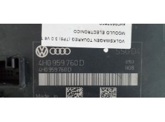 Recambio de modulo electronico para volkswagen touareg (7p5) 3.0 v6 tdi referencia OEM IAM 4H0959760D  