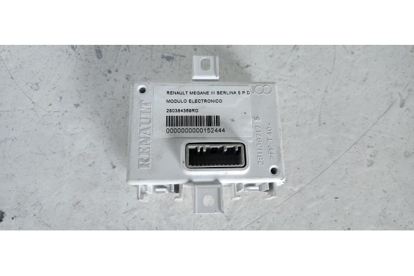 Recambio de modulo electronico para renault megane iii berlina 5 p dynamique referencia OEM IAM 280384369RD  