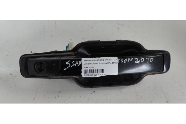 Recambio de maneta exterior delantera derecha para ssangyong actyon 2.0 td cat referencia OEM IAM 7245031000  