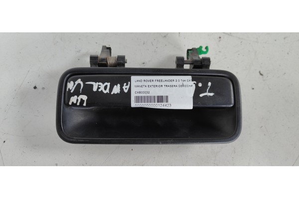 Recambio de maneta exterior trasera derecha para land rover freelander 2.0 td4 cat referencia OEM IAM CXB00032  