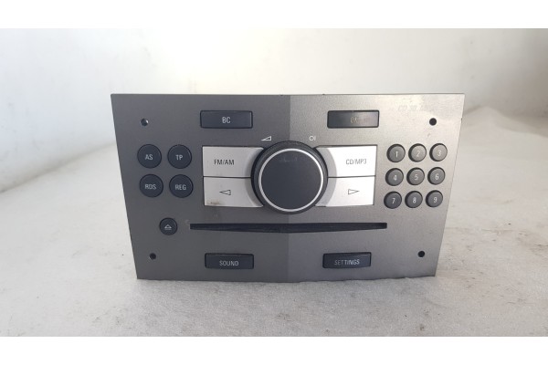 Recambio de sistema audio / radio cd para opel astra h ber. 1.6 i referencia OEM IAM 13190742  