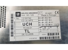 Recambio de sistema audio / radio cd para opel astra h ber. 1.6 i referencia OEM IAM 13190742  