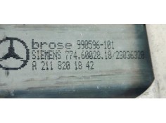 Recambio de elevalunas delantero izquierdo para mercedes-benz clase c (w203) familiar 2.2 cdi referencia OEM IAM A2037202946  