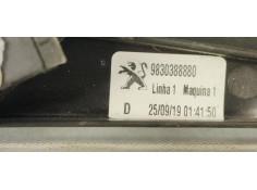 Recambio de elevalunas trasero derecho para peugeot 3008 1.5hdi 130 fap referencia OEM IAM 9830388880  