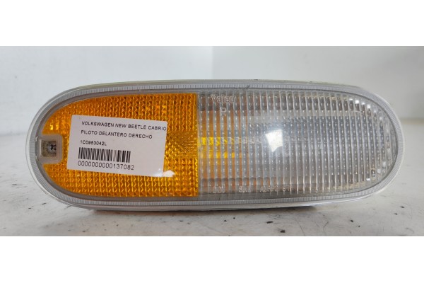 Recambio de piloto delantero derecho para volkswagen new beetle cabriolet (1y7) 1.9 tdi referencia OEM IAM 1C0953042L  