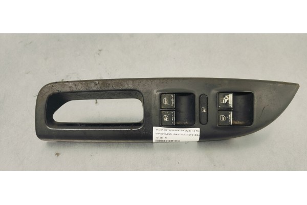 Recambio de mando elevalunas delantero izquierdo para skoda octavia berlina (1z3) 1.9 tdi 105 referencia OEM IAM 1Z1867171  