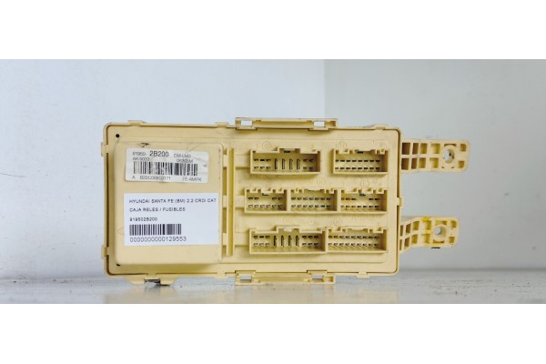 Recambio de caja reles / fusibles para hyundai santa fe (bm) 2.2 crdi style 4x4 referencia OEM IAM 919502B200  