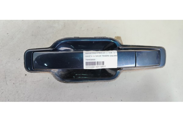 Recambio de maneta exterior trasera izquierda para ssangyong kyron 200 xdi premium 4wd referencia OEM IAM 7344009000  