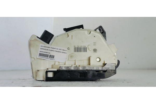 Recambio de cerradura puerta trasera derecha para volkswagen passat cc (357) básico referencia OEM IAM 06C5N0839016J  