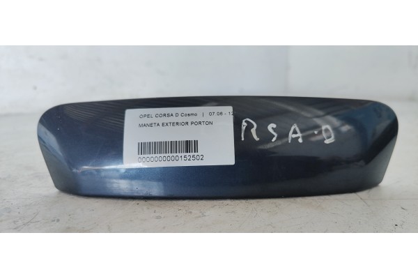 Recambio de maneta exterior porton para opel corsa d cosmo referencia OEM IAM   