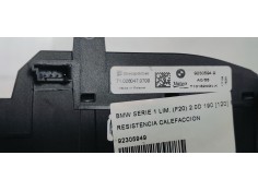 Recambio de resistencia calefaccion para bmw serie 1 lim. (f20) 2.0d 190 [120] fap referencia OEM IAM 92305949  