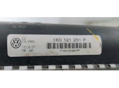 Recambio de radiador agua para audi a3 sportback (8p) 1.6 i 100 referencia OEM IAM 1K0121251P  
