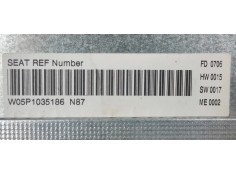 Recambio de sistema audio / radio cd para seat altea (5p1) arena referencia OEM IAM W05P1035186  