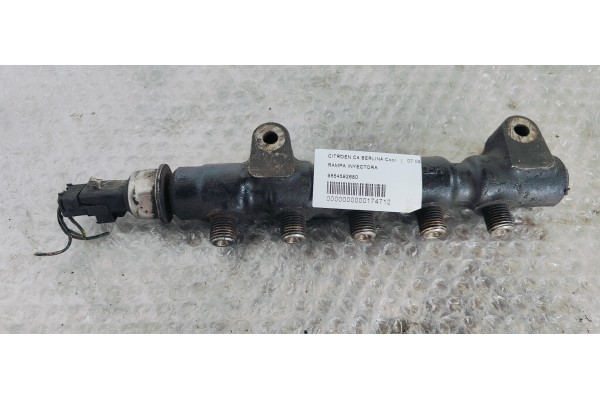 Recambio de rampa inyectora para citroen c4 berlina cool referencia OEM IAM 9654592680  