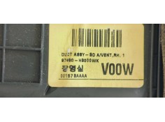 Recambio de rejilla aireadora para kia stonic (ybcuv) 1.2 i 85 referencia OEM IAM 97490H8000WK  