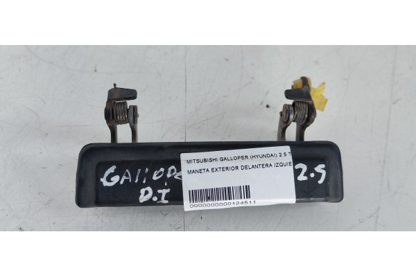 Recambio de maneta exterior delantera izquierda para mitsubishi galloper (hyundai) 2.5 turbodiesel referencia OEM IAM   
