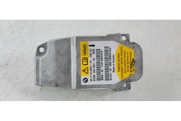 Recambio de centralita airbag para bmw serie 5 berlina (e60) 520d referencia OEM IAM 6577911893101  