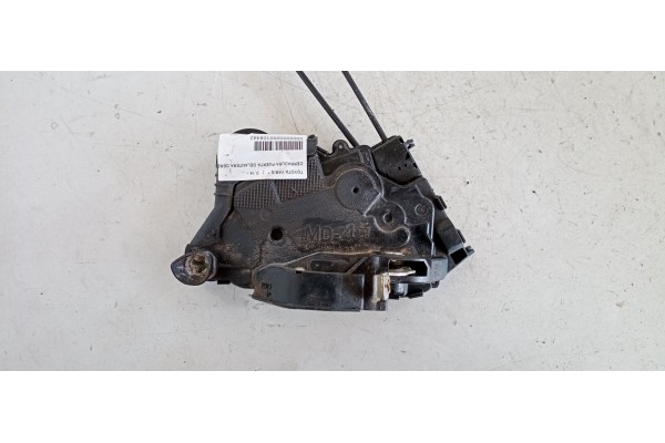 Recambio de cerradura puerta delantera derecha para toyota yaris referencia OEM IAM   