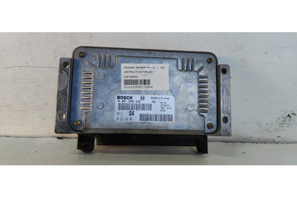 Recambio de centralita motor uce para peugeot 206 berlina 1.6 referencia OEM IAM 0261206032  