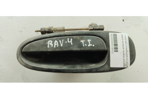 Recambio de maneta exterior trasera izquierda para toyota rav 4 funcruiser (a1) básico referencia OEM IAM   