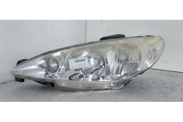 Recambio de faro izquierdo para peugeot 206 berlina play station 2 referencia OEM IAM   