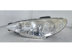Recambio de faro izquierdo para peugeot 206 berlina play station 2 referencia OEM IAM   