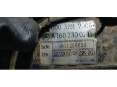 Recambio de compresor aire acondicionado para smart coupe 0.6i turbo 54 referencia OEM IAM A1602300111  