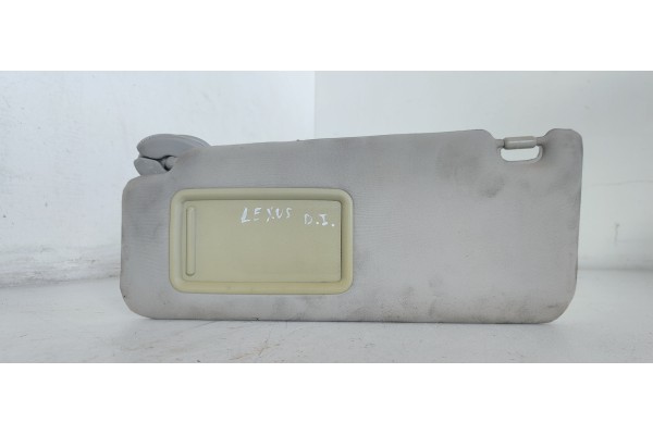 Recambio de parasol izquierdo para lexus is200 (ds2/is2) 220d referencia OEM IAM   
