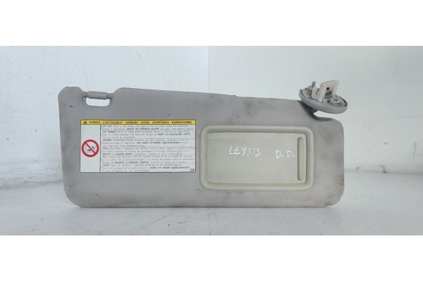 Recambio de parasol derecho para lexus is200 (ds2/is2) 2.2 d-cat referencia OEM IAM   