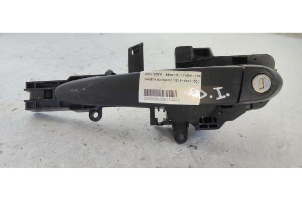Recambio de maneta exterior delantera izquierda para bmw serie 1 berlina (e81/e87) 116i referencia OEM IAM   
