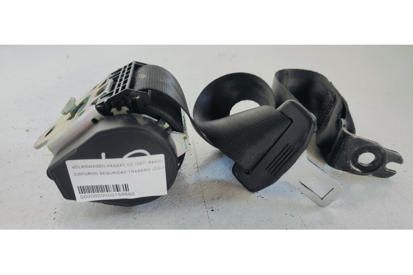Recambio de cinturon seguridad trasero izquierdo para volkswagen passat cc (357) básico referencia OEM IAM 615055800  
