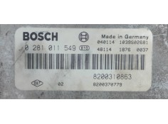 Recambio de centralita motor uce para renault scenic ii emotion referencia OEM IAM 0281011549  