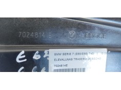Recambio de elevalunas trasero derecho para bmw serie 7 (e65/e66) 745i referencia OEM IAM 7024814E  