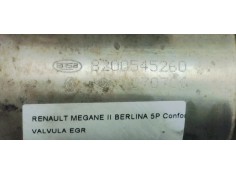 Recambio de valvula egr para renault megane ii berlina 5p confort authentique referencia OEM IAM 8200545260  