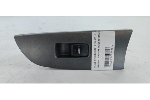Recambio de mando elevalunas trasero izquierdo para lexus is200 (ds2/is2) 220d referencia OEM IAM   