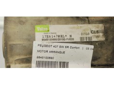 Recambio de motor arranque para peugeot 407 sw sr confort referencia OEM IAM 9645100680  