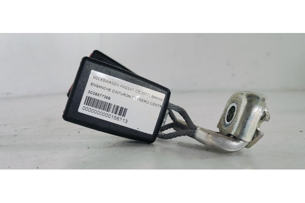 Recambio de enganche cinturon trasero central para volkswagen passat cc (357) básico referencia OEM IAM 3C0857739B  