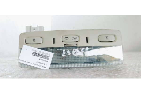 Recambio de luz interior para renault espace iv (jk0) 2.0dci 130 referencia OEM IAM 8200003036  
