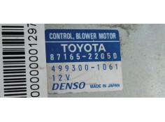 Recambio de resistencia calefaccion para lexus rx300 (mcu15) luxury referencia OEM IAM 8716522050  