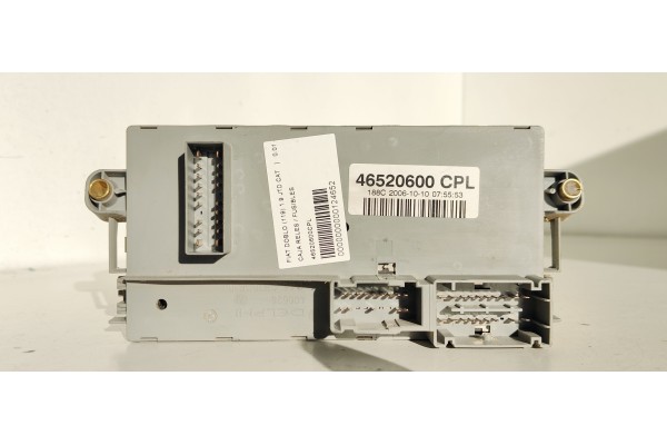 Recambio de caja reles / fusibles para fiat doblo (119) 1.9 jtd cat referencia OEM IAM 46520600CPL  