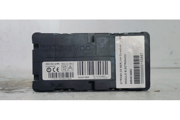 Recambio de modulo electronico para citroen c5 berlina collection referencia OEM IAM 9664919880  