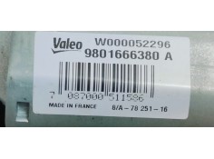 Recambio de motor limpia trasero para citroen c4 cactus 1.2 i 82 referencia OEM IAM 9801666380A  