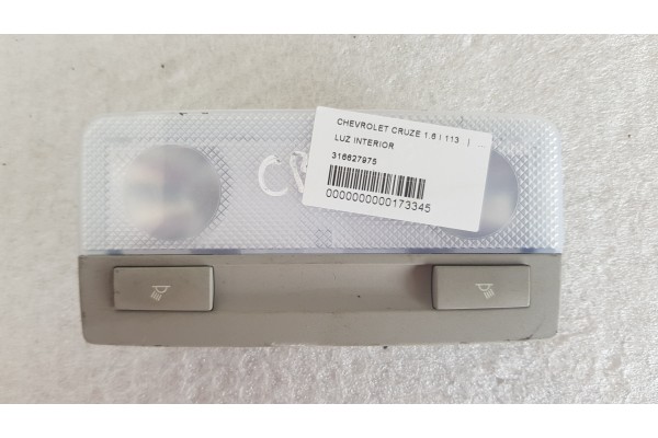 Recambio de luz interior para chevrolet cruze 1.6 i 113 referencia OEM IAM 316627975  